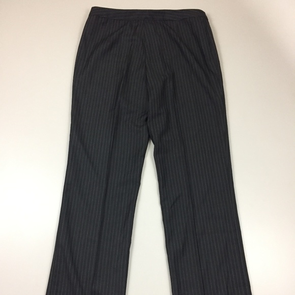 NWT WANKO Gray Cotton Blend Pinstriped Dress Pants - Picture 7 of 8